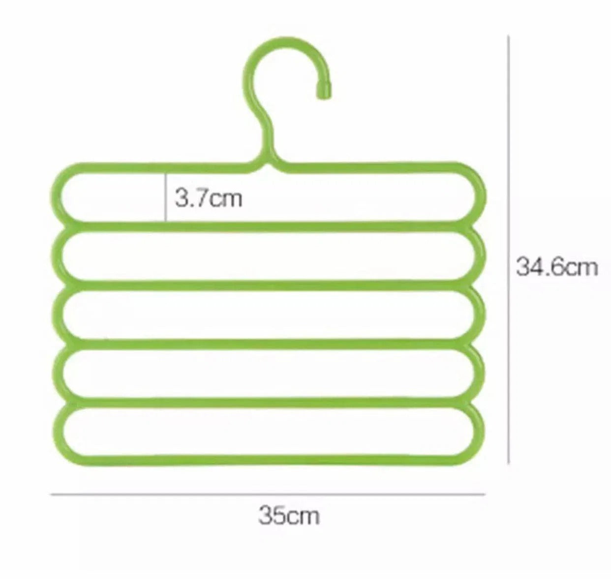 5-Layer Space Saving Pants Hanger Nexusmart view 4 - Nexusmart Pakistan