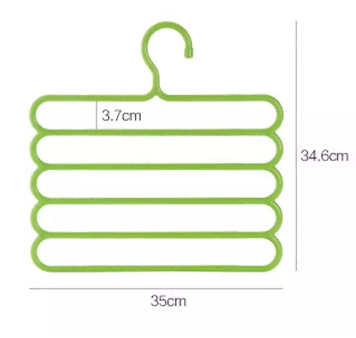 5-Layer Space Saving Pants Hanger Nexusmart view 4 - Nexusmart Pakistan