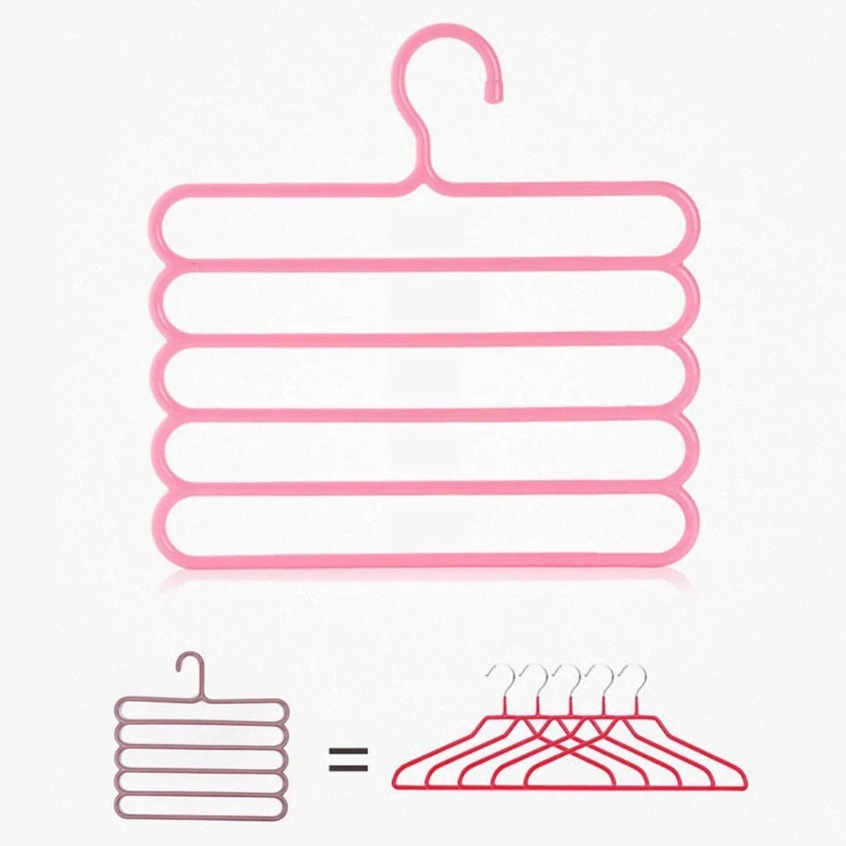 5-Layer Space Saving Pants Hanger Nexusmart view 5 - Nexusmart Pakistan