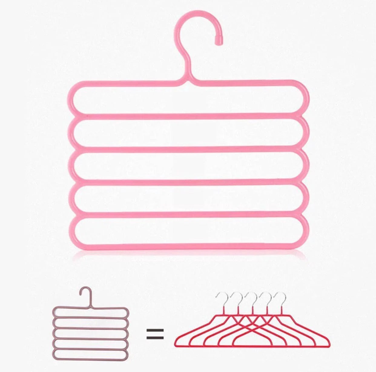 5-Layer Space Saving Pants Hanger Nexusmart view 5 - Nexusmart Pakistan