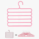5-Layer Space Saving Pants Hanger Nexusmart view 5 - Nexusmart Pakistan