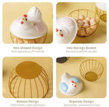 Decorative plastic egg basket – kitchen counter