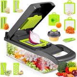 Vegetable slicer cutter shredder and cleaning accessories – supplier lifestyle product image