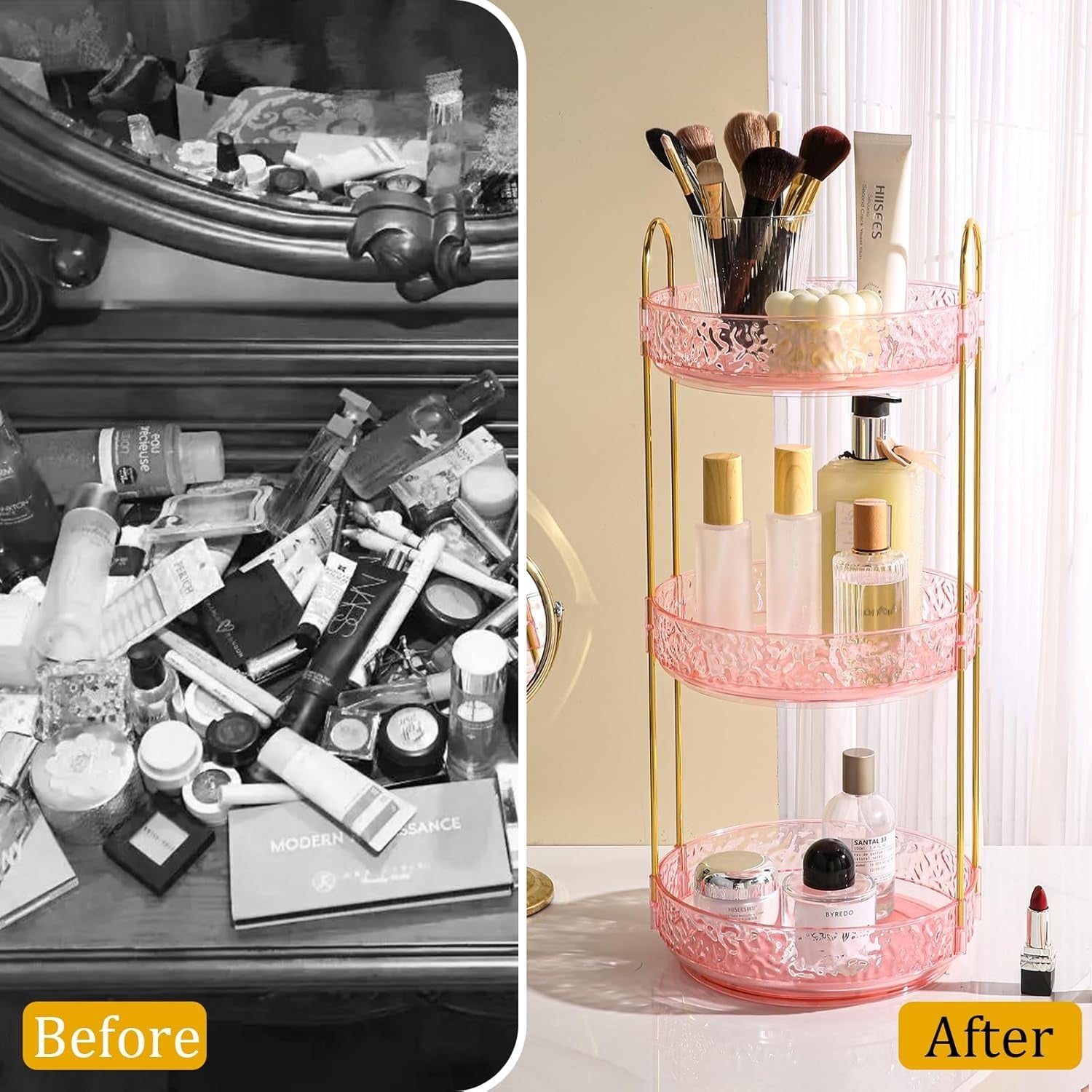 Acrylic Makeup & Skincare Storage Stand Nexusmart product image - Nexusmart Pakistan
