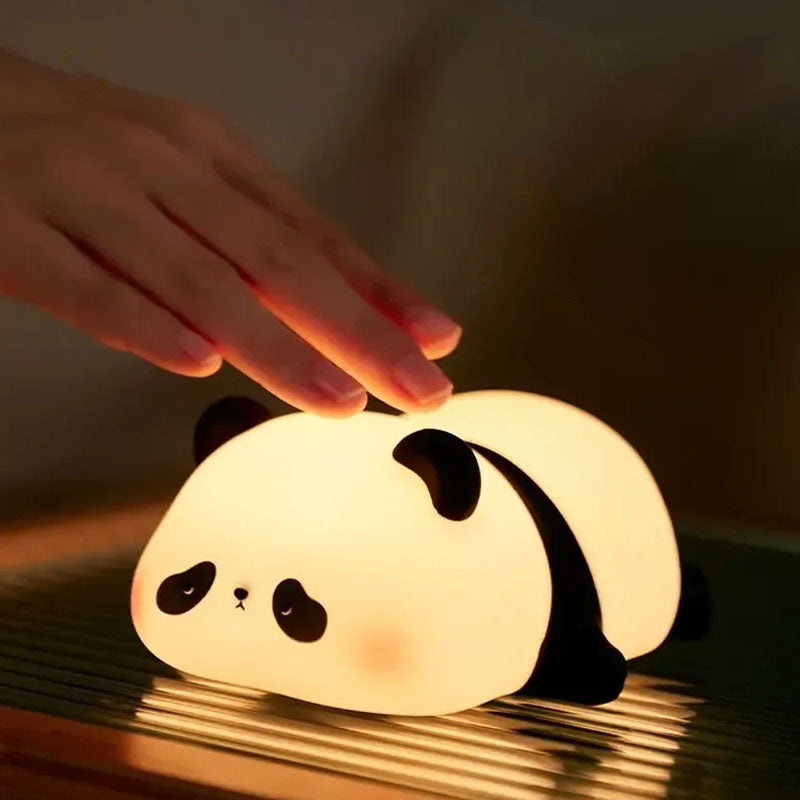 Silicone Sleeping Panda Night Lamp Kitchen & Cooking view 4 - Nexusmart Pakistan