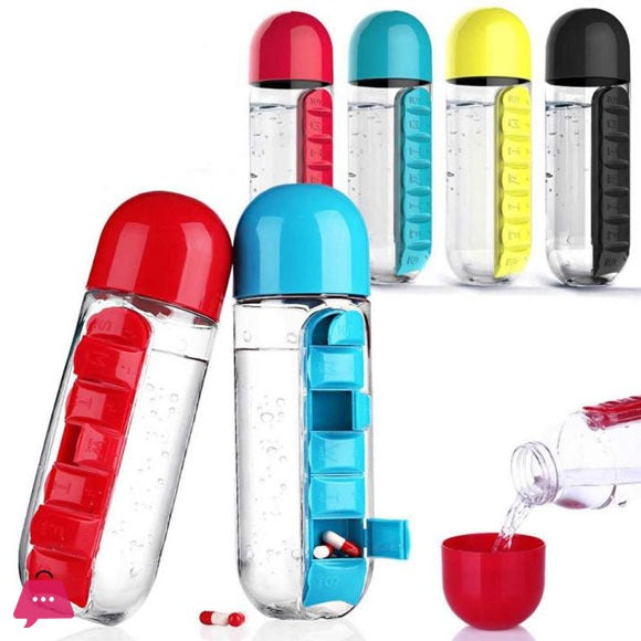 Combine Daily Pill Box Organizer With Water Bottle product image - Nexusmart Pakistan