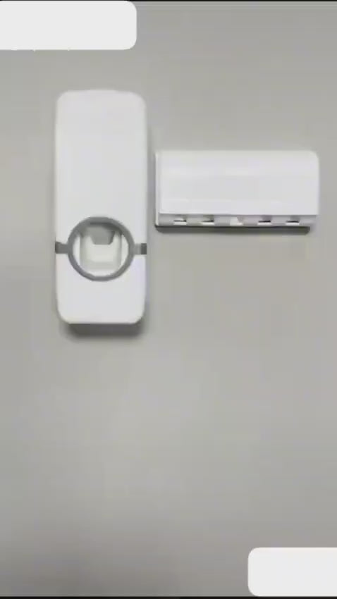 Toothpaste Dispenser with Brush Holder – Bathroom & Personal Care
