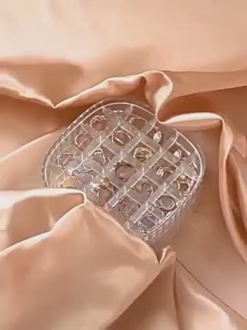 Transparent Acrylic Jewelry Organizer Box for Home Use