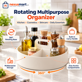 Rotating Multipurpose Organizer with 360-degree base and easy access compartments | NexusMart.pk