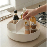Rotating caddy with carry handle and separate compartments
