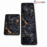 2 Pcs Anti-Slip Runner Mat Set – Water Absorbent & Easy to Clean