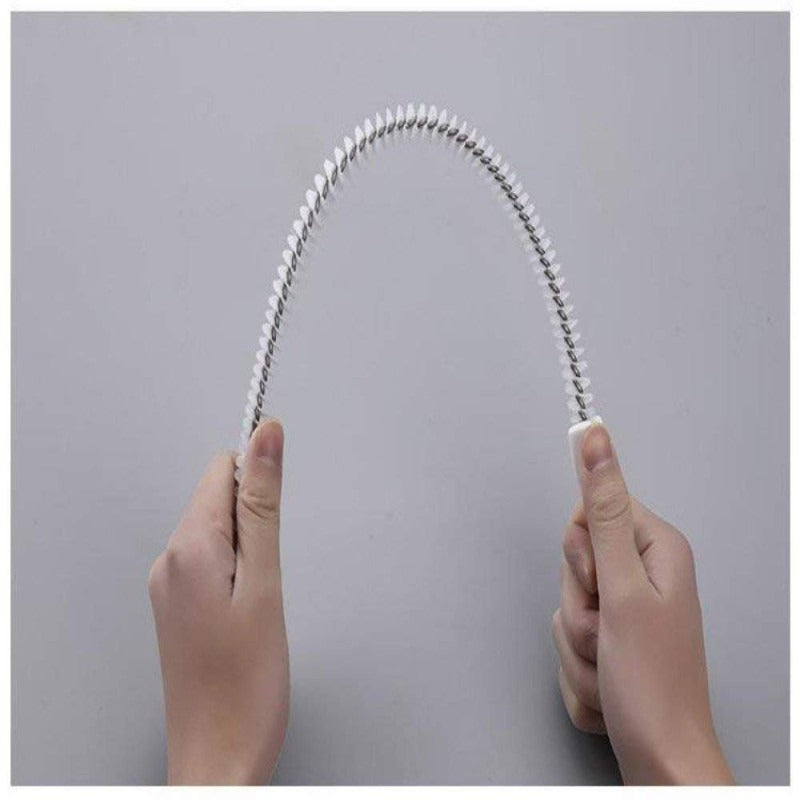 Flexible Drain Pipe Cleaner Brush Sink Dredge Tool Bath view 5 - Nexusmart Pakistan