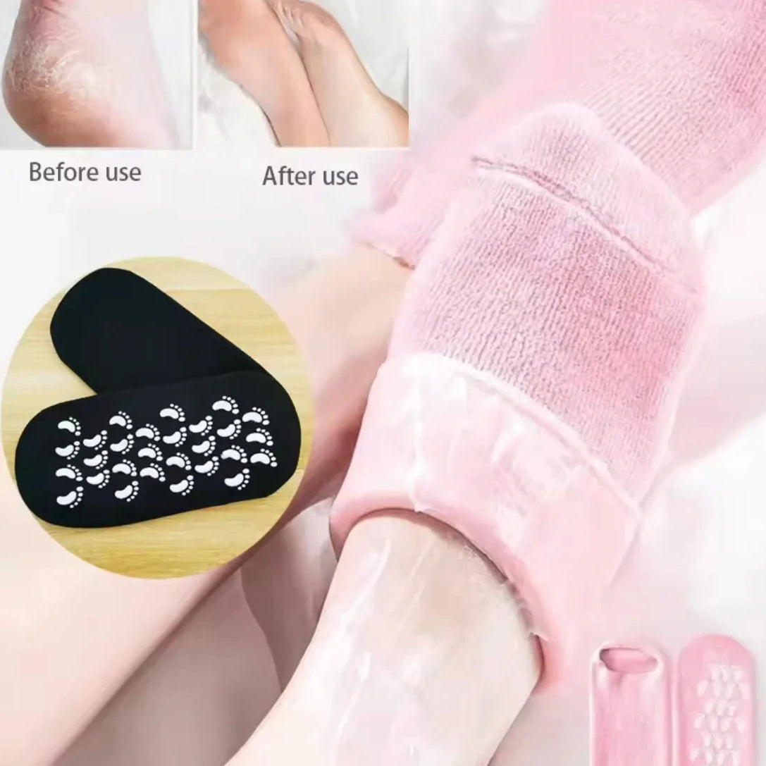 Spa Gel Heel Socks Dry Cracked Heel Relief Nexusmart view 6 - Nexusmart Pakistan