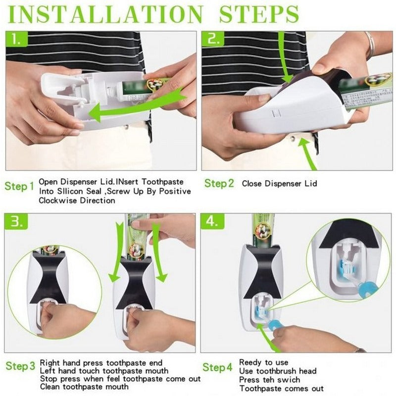 Automatic Toothpaste Dispenser & Holder Bathroom & Personal Care view 4 - Nexusmart Pakistan