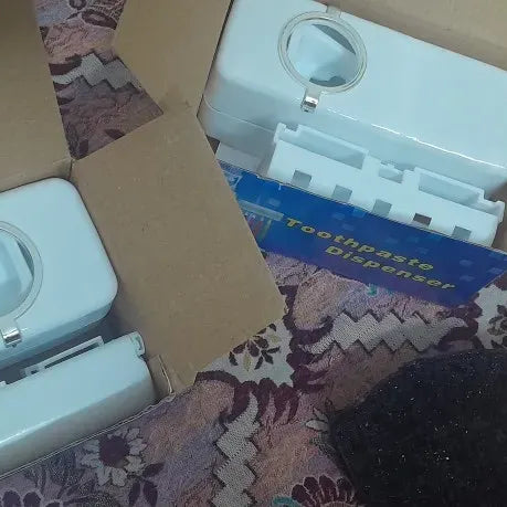 Toothpaste Dispenser with Brush Holder Bathroom & Personal Care view 6 - Nexusmart Pakistan