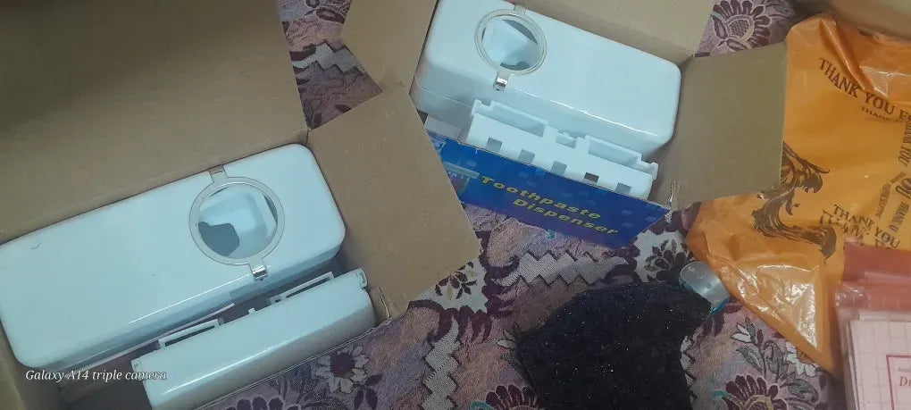 Toothpaste Dispenser with Brush Holder Bathroom & Personal Care view 6 - Nexusmart Pakistan