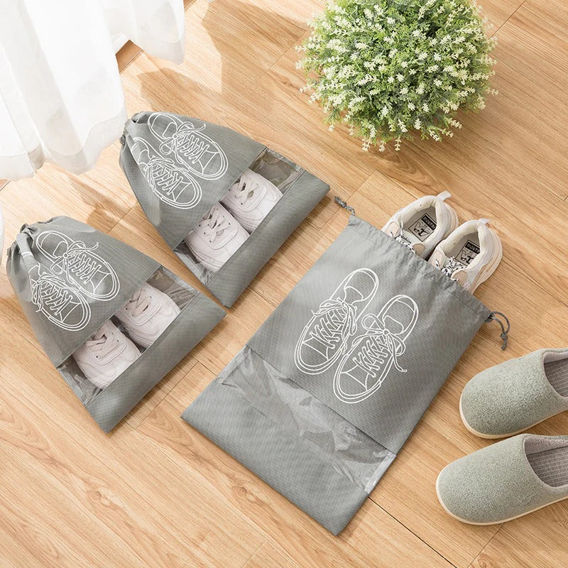 Portable Shoe Organizer Drawstring Bag Home Organization view 2 - Nexusmart Pakistan