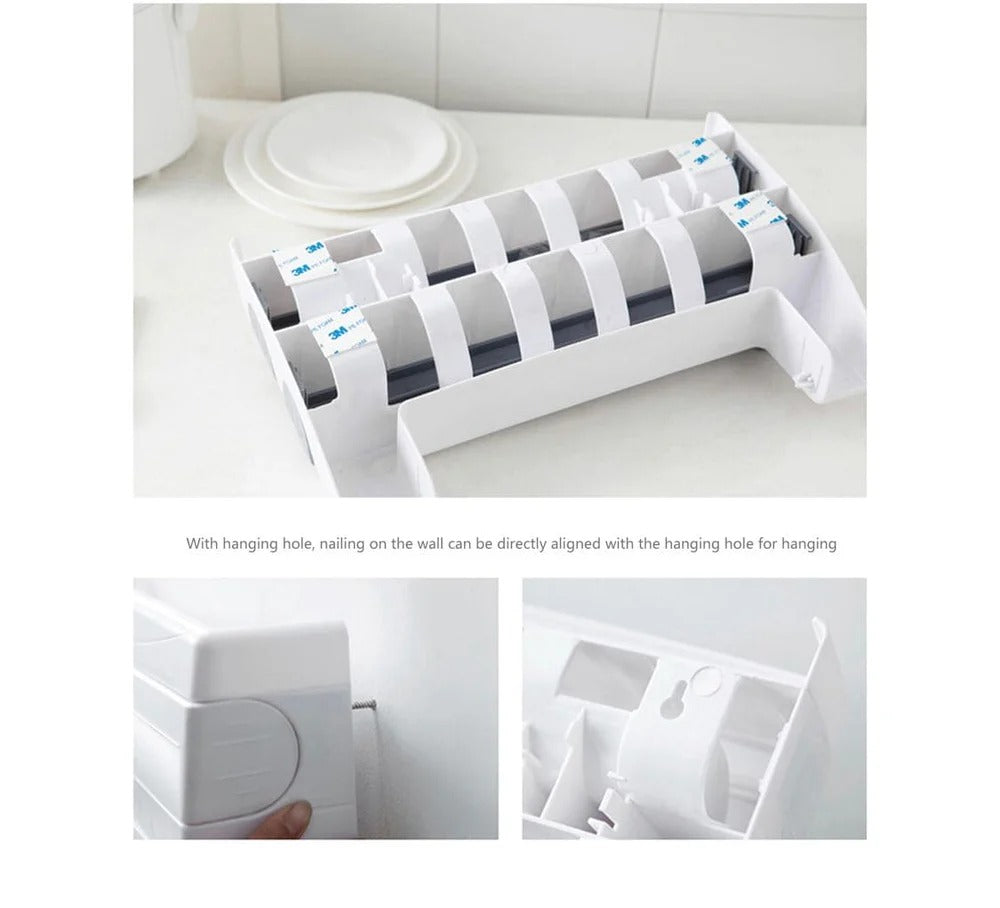 3-in-1 Kitchen Triple Paper Dispenser Kitchen & Cooking view 4 - Nexusmart Pakistan
