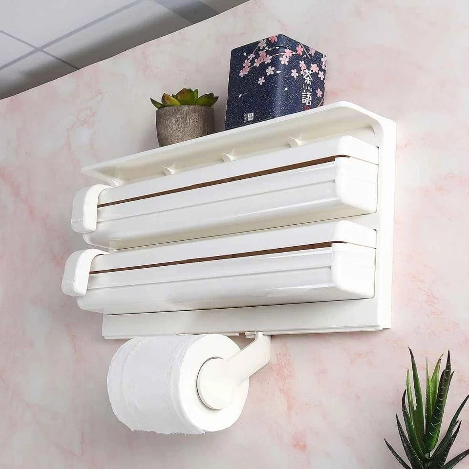 3-in-1 Kitchen Triple Paper Dispenser Kitchen & Cooking view 5 - Nexusmart Pakistan