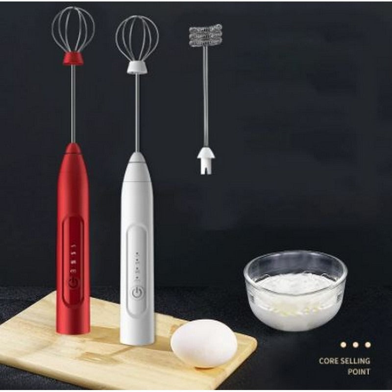USB Milk Foam Coffee Maker Portable Egg Beater Frother Shaker product image - Nexusmart Pakistan