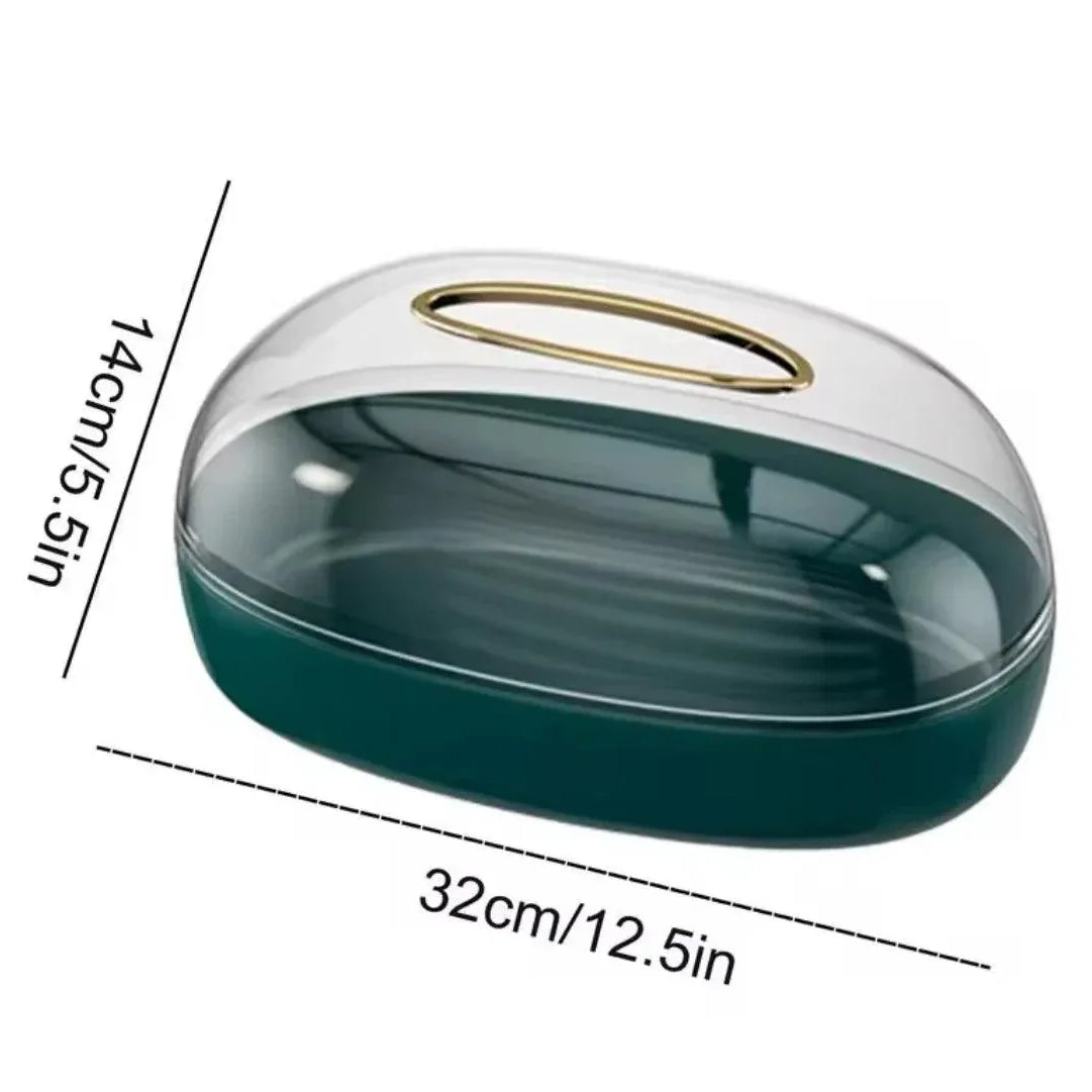 Acrylic Tissue Box Wall-Mounted Holder