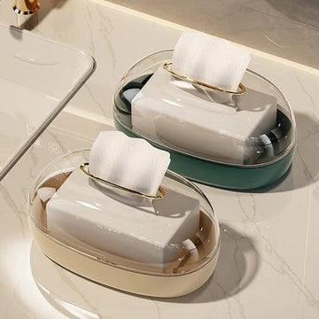 Acrylic Tissue Box Wall-Mounted Holder