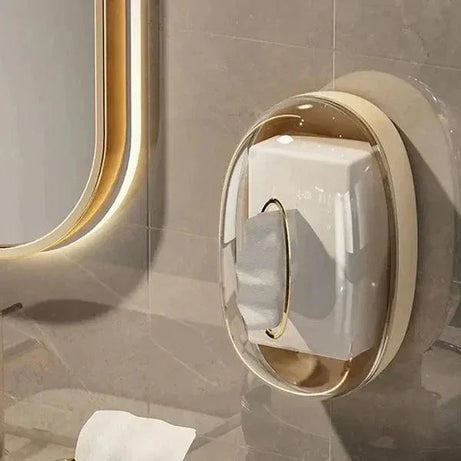 Acrylic Tissue Box Wall-Mounted Holder