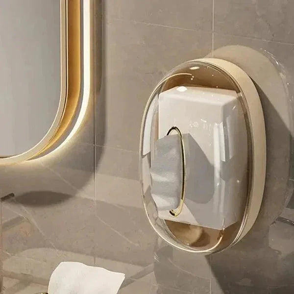 Acrylic Tissue Box Wall-Mounted Holder