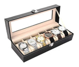 Leather Watch Box Multi-Grid Storage Nexusmart view 3 - Nexusmart Pakistan