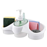 3 in 1 Dish Soap Dispenser with Sponge Holder